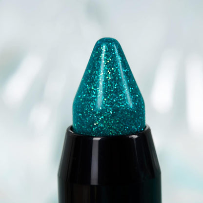Smiffys Moon Glitter Iridescent Body Crayons, Green