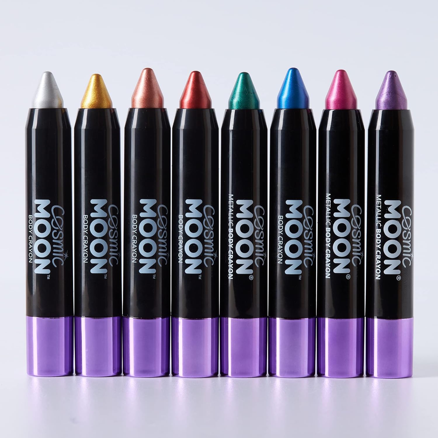 Smiffys Cosmic Moon Metallic Body Crayon, Silver