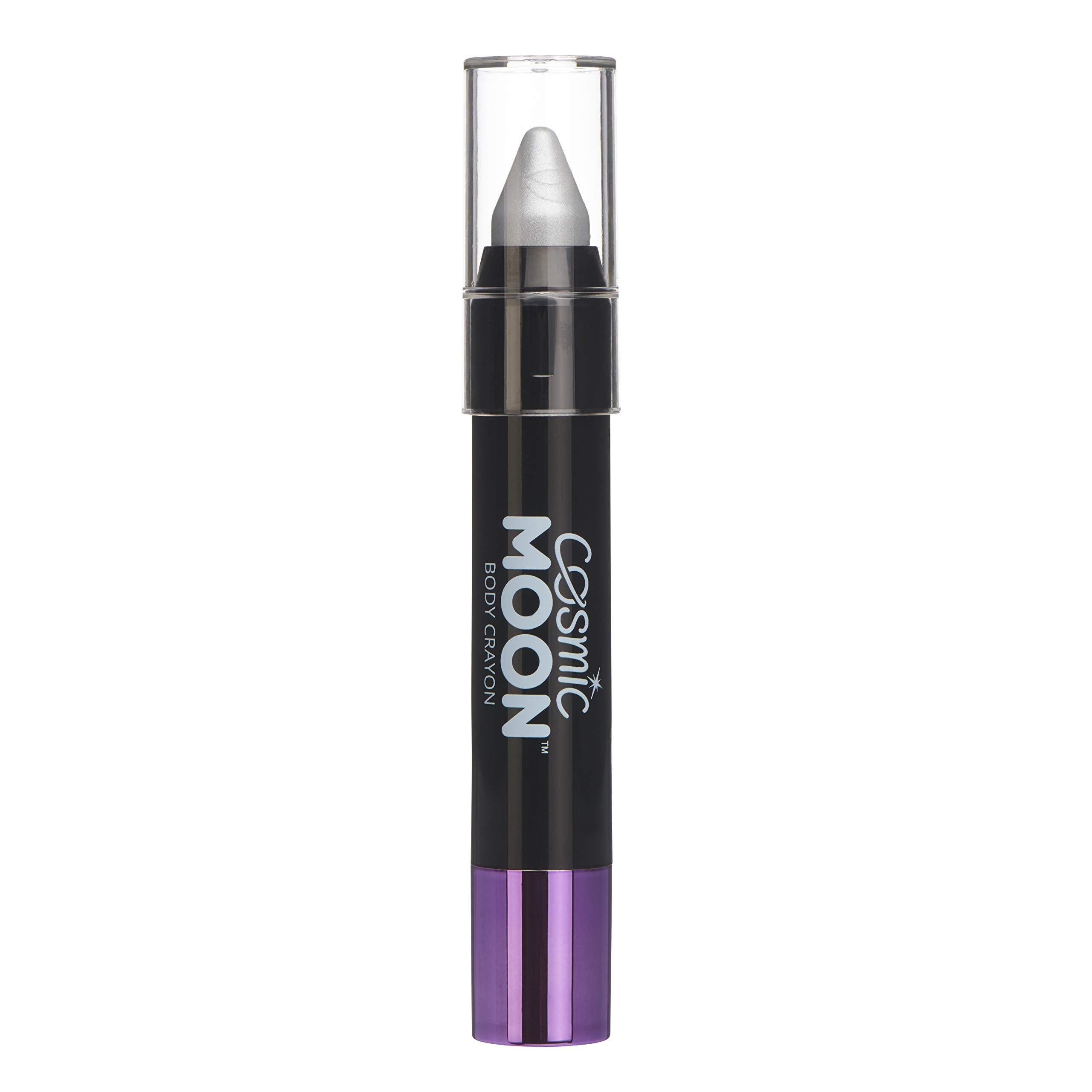 Smiffys Cosmic Moon Metallic Body Crayon, Silver