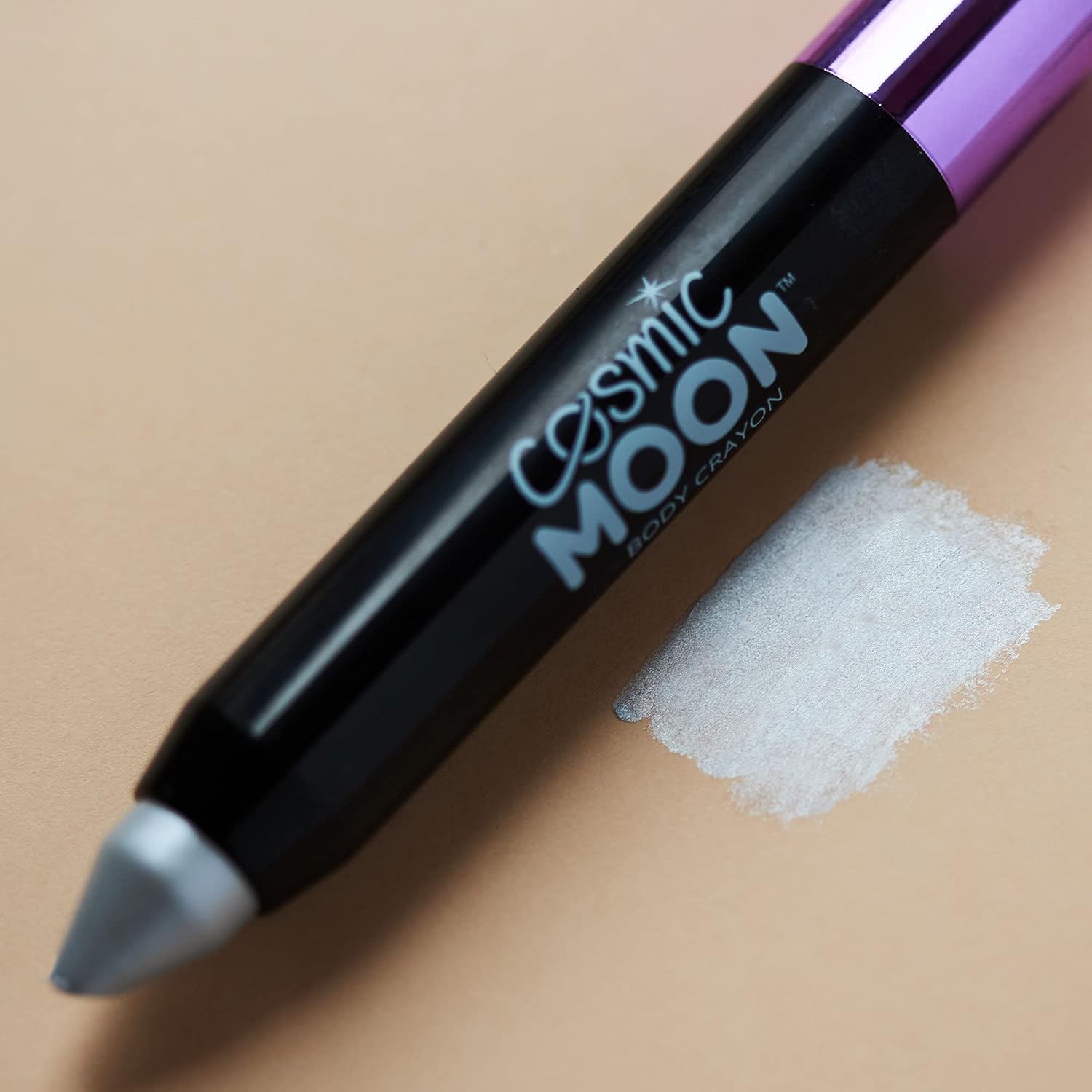 Smiffys Cosmic Moon Metallic Body Crayon, Silver