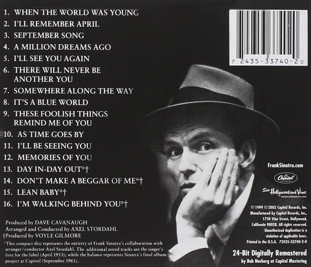 Frank Sinatra-Point Of No Return