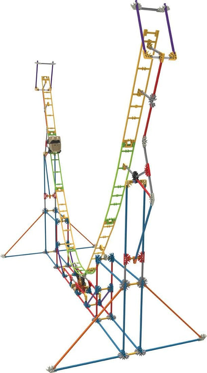 K'NEX STEAM Education Roller Coaster Building Set Educational Toys for Kids, 546 Piece STEM Learning Kit, Engineering for Kids, Construction Toys for Kids Aged 8+ Basic Fun 77077