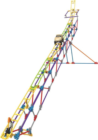K'NEX STEAM Education Roller Coaster Building Set Educational Toys for Kids, 546 Piece STEM Learning Kit, Engineering for Kids, Construction Toys for Kids Aged 8+ Basic Fun 77077