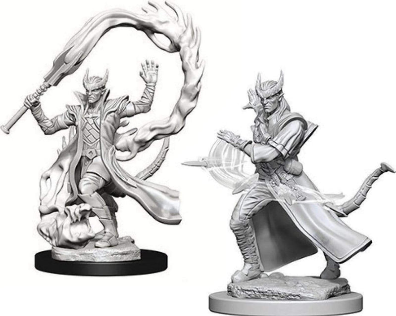 NECA D&d Nolzur's Marvelous Unpainted: Tiefling Male Sorcerer