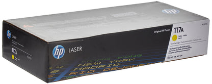 HP W2072A 117A Original Laser Toner Cartridge, Yellow, Single Pack