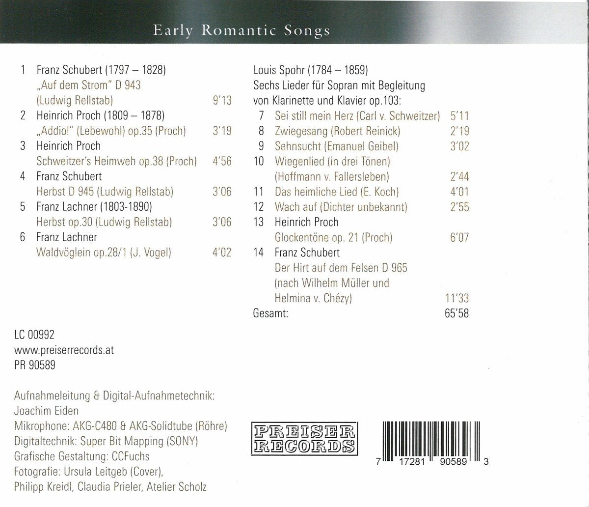 Early Romantic Songs
