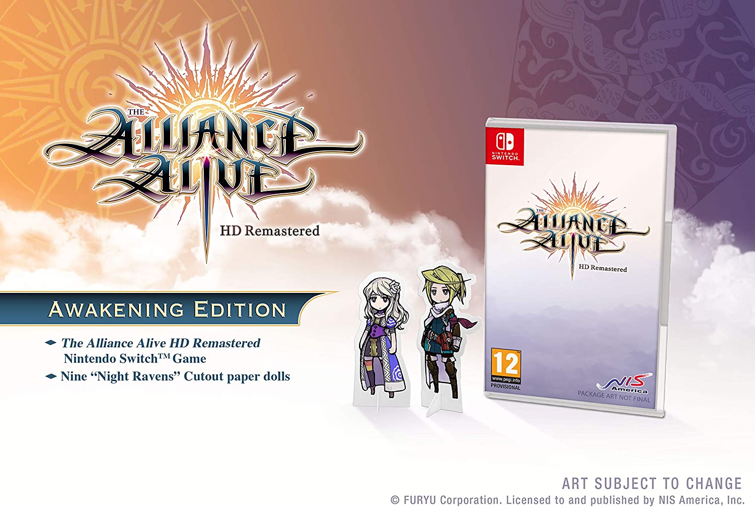 The Alliance Alive HD Remastered (Awakening Edition) (Switch) (Nintendo Switch