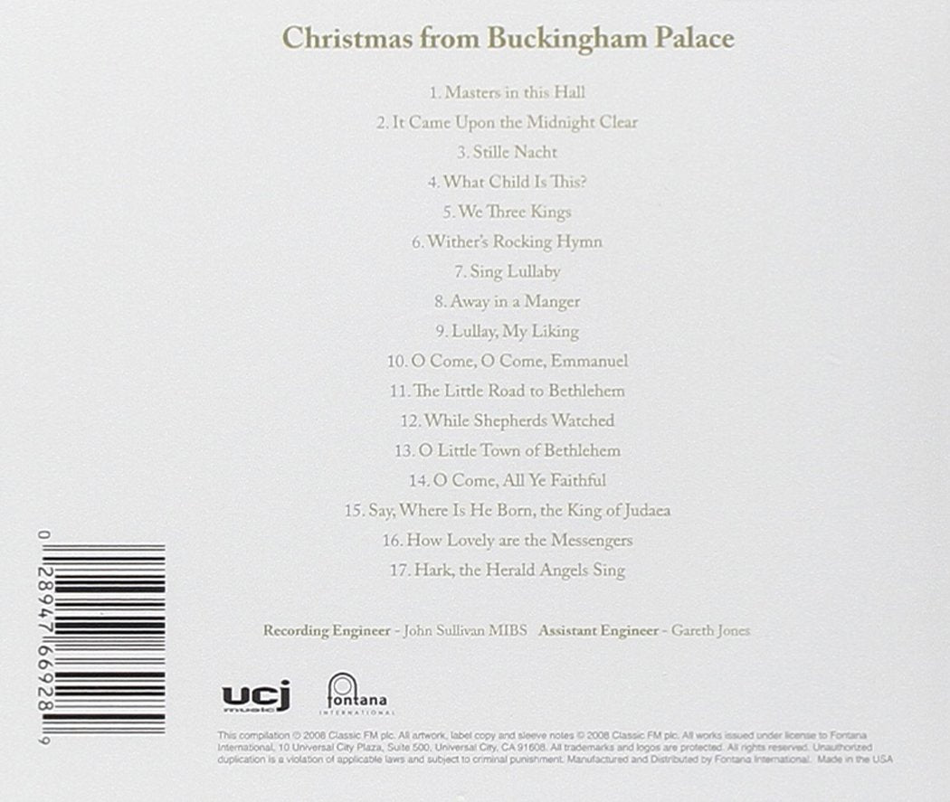 Christmas From Buckingham Palace-V/A