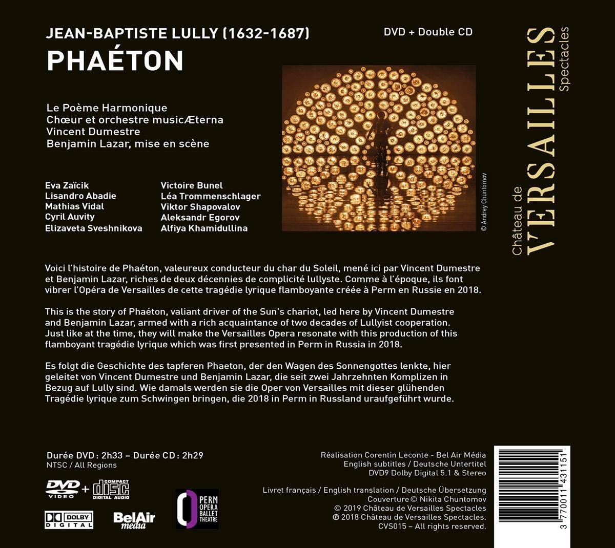 Le Poème Harmonique package (all Regions NTSC)