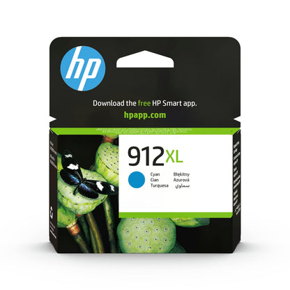 HP 3YL81AE 912XL High Yield Original Ink Cartridge, Cyan, Single Pack