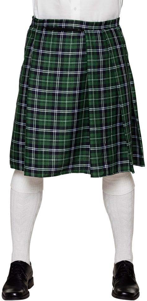 Boland - Schottenrock Mr Tartan, knielanger Kilt, Einheitsgröße, Wickelrock, Karneval, Verkleidung, Themenparty, Mottoparty