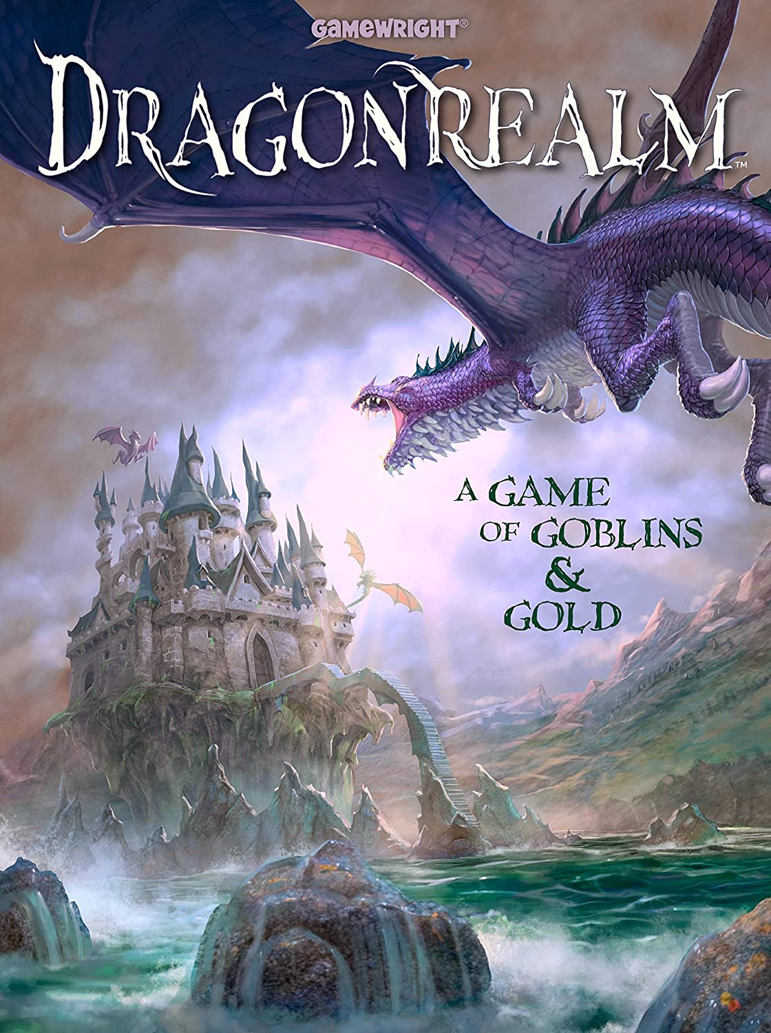 Gamewright | Dragonrealm | Board Game | Ages 10+ | 2-4 Players | 30 Minutes Playing Time