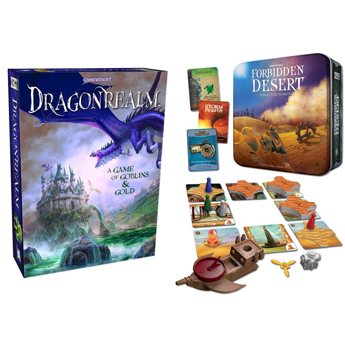 Gamewright | Dragonrealm | Board Game | Ages 10+ | 2-4 Players | 30 Minutes Playing Time