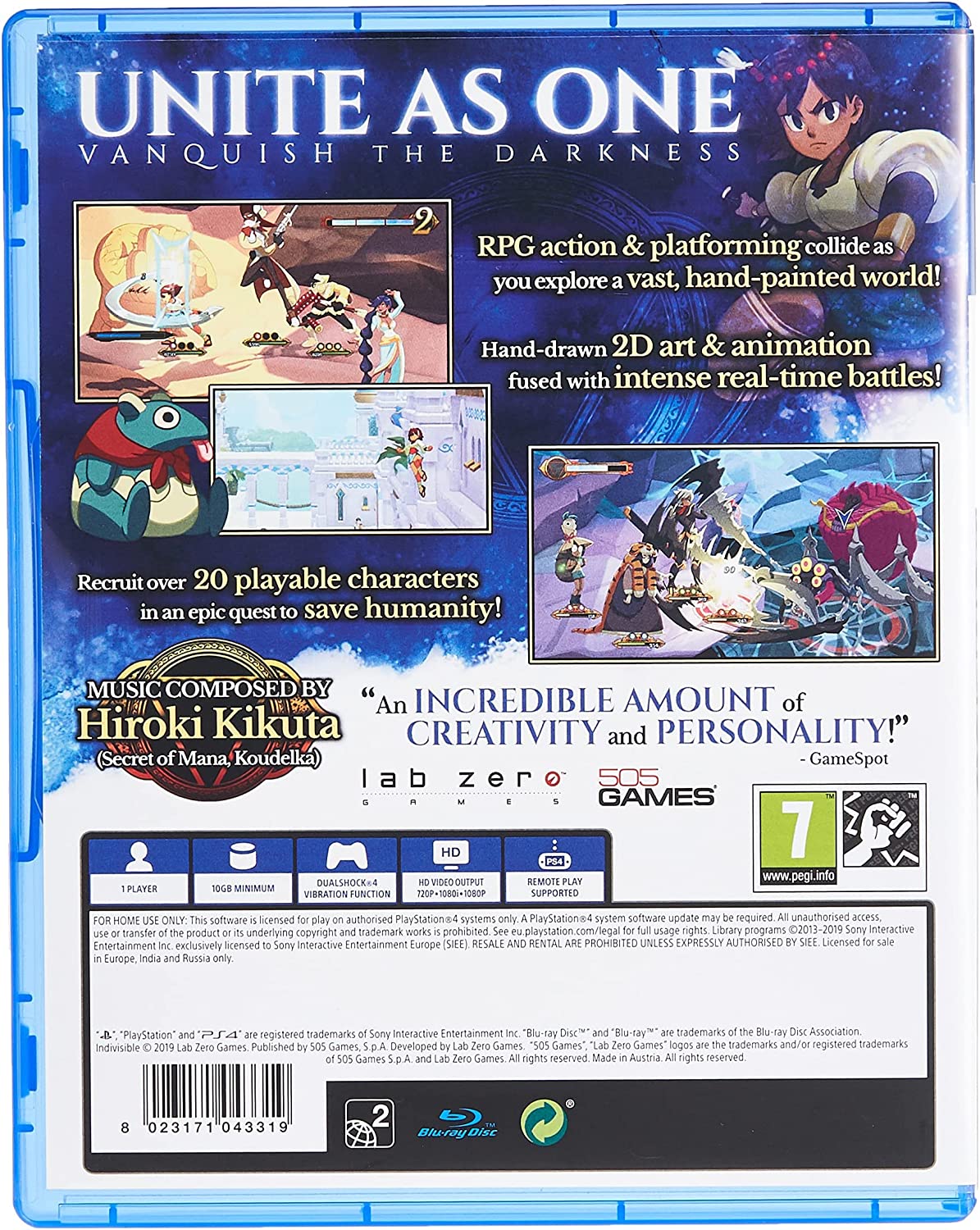 Indivisible (PS4) Single