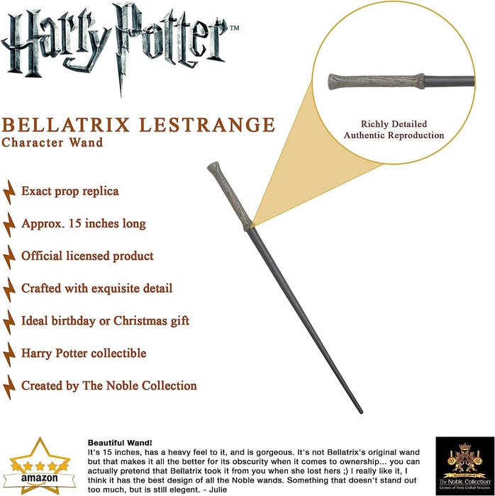 The Noble Collection Harry Potter Bellatrix Lestrange Charakterstab. Edle Sammlung, Mehrfarbig (NN8272