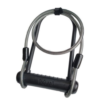 On Guard Neon U-Lock/Cable - Black - 115mm x 230mm x 13mm