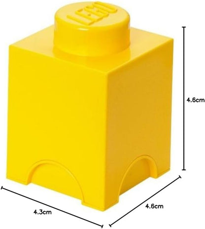 Contenitore Lego Brick 1 Giallo
