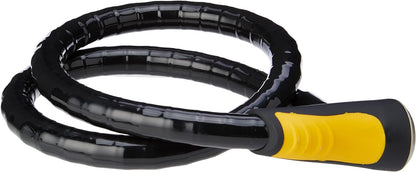 On-Guard Rottweiler-8024 Keyed Armoured Lock - Black, 12.0 x 2.5 cm