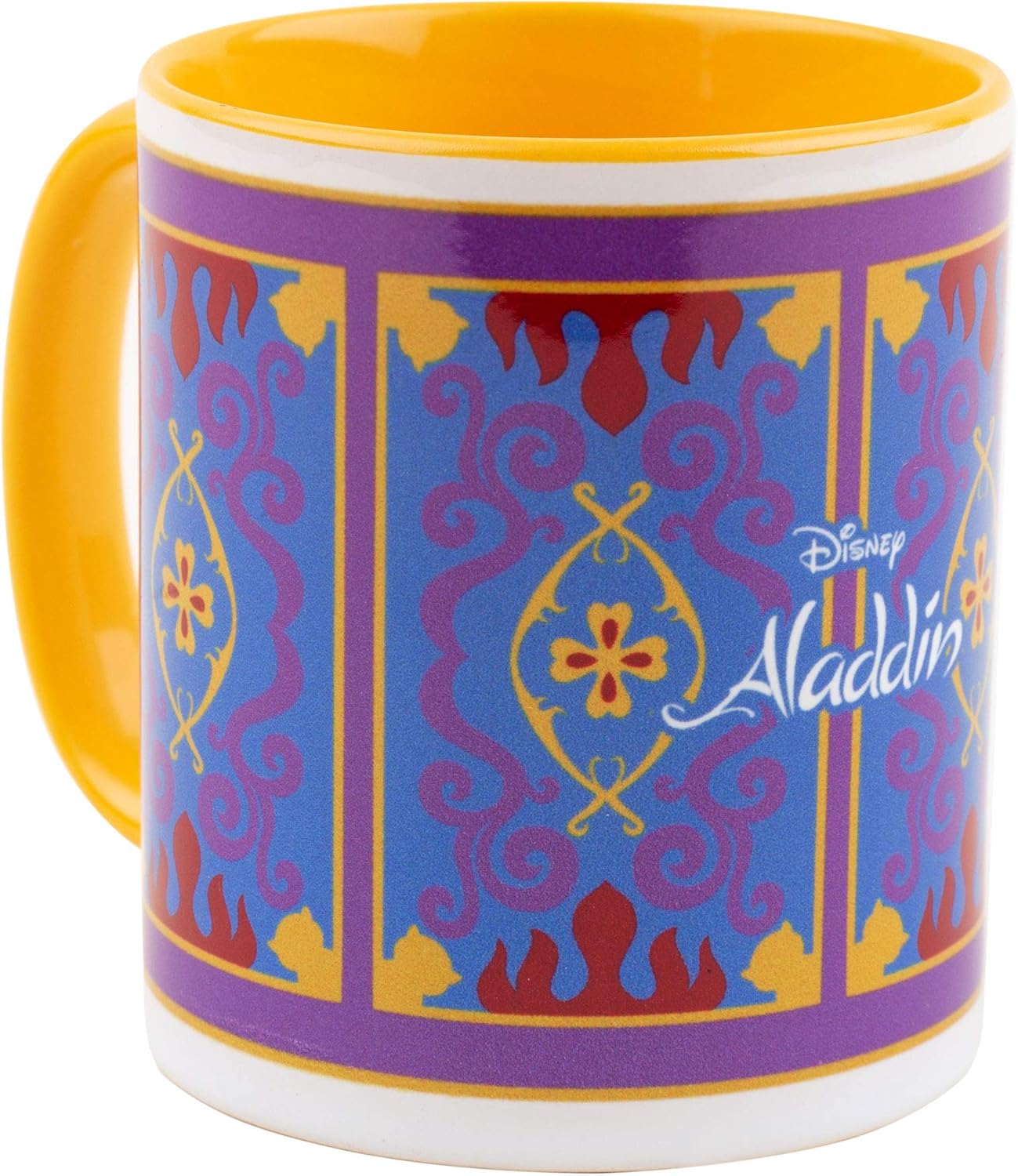 Pyramid Aladdin (Magic Carpet) Yellow Inner Coloured Mug