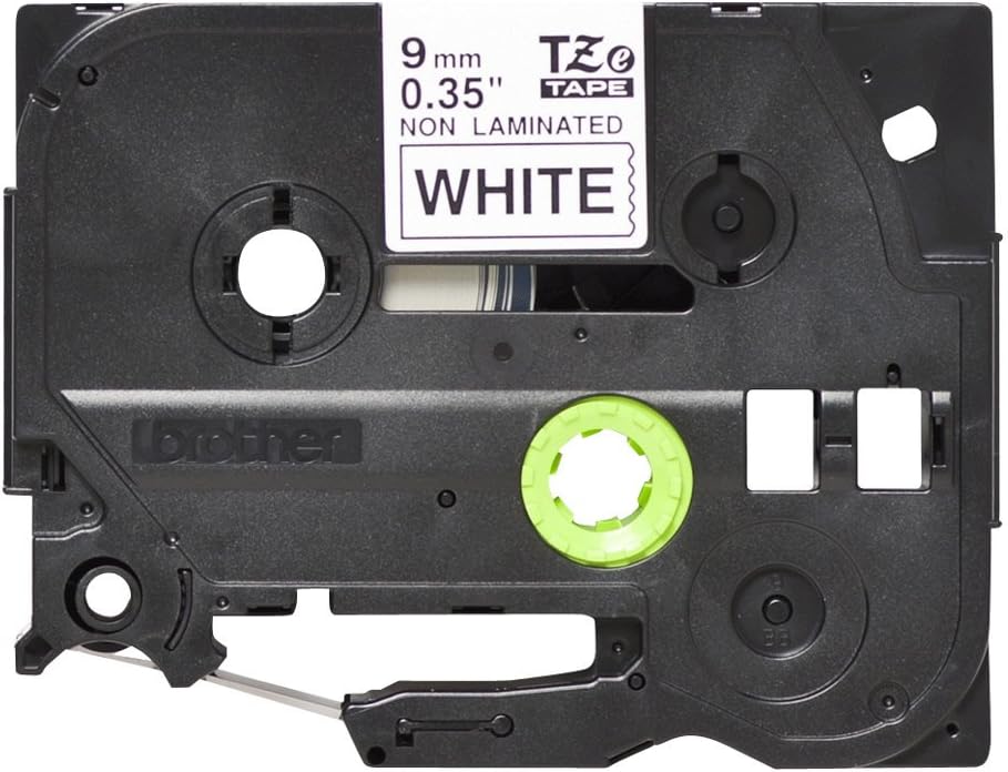 Brother TZe-N221 - Black on white - Roll (0.9 cm x 8 m) 1 cassette(s) non-laminated tape - for Brother PT-D600, H110, P-Touch PT-1005, 1010, D210, D400, D450, E550, H110, P900, P950