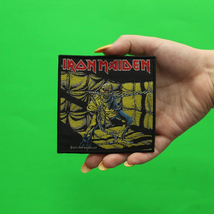 Iron Maiden Piece of Mind Patch Album Art Heavy Metal Woven Sew On Applique