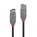 LINDY 36705 USB 2.0 Type A Extension Cable, Anthra Line - Grey