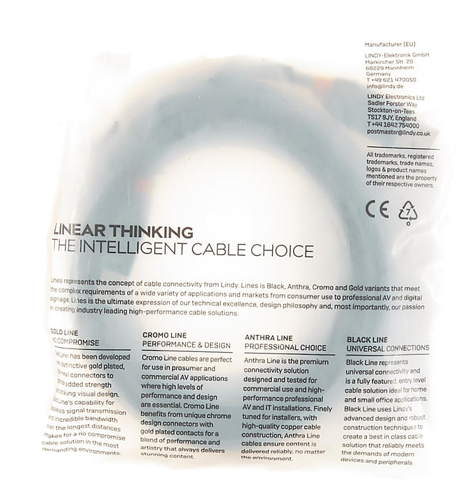 Lindy 5m USB 2.0 Printer Cable, USB-A to USB-B Cable ,Scanner and Printer cable for HP, Canon, Dell, Epson, Brother, Electric Piano, Anthra line