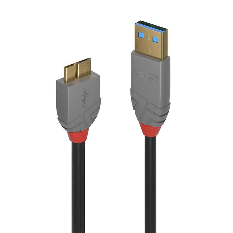 Lindy 3m USB 3.2 Type A To Micro-B Cable, 5Gbps