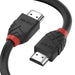 LINDY - Cavo HDMI 2.0 Black Line 5 Metri, Cavetto High Speed 4k@60Hz HDMI 2.0 18G 3D 1080p HDCP 2.2 120Hz 144Hz HDR ARC CEC ATC | Compatibile con TV, PC, Xbox, PS5, Blu-ray, Soundbar con Ethernet