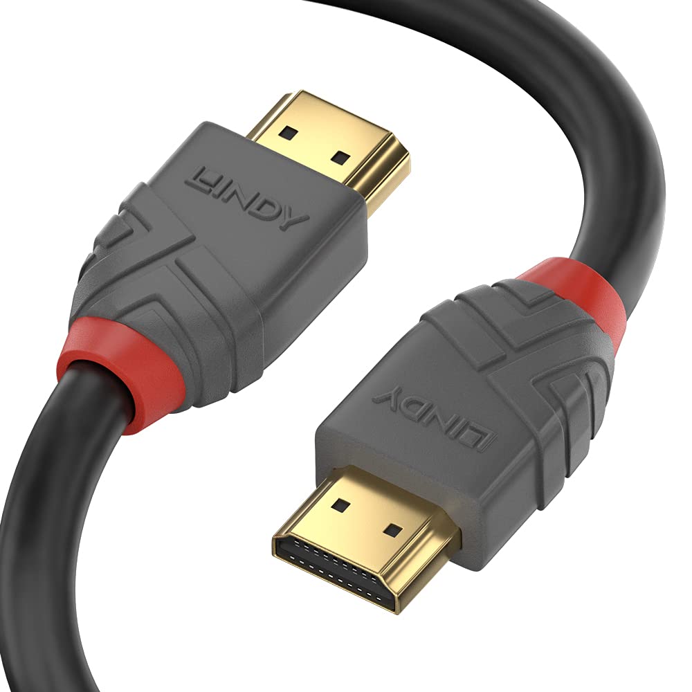 LINDY High Speed HDMI Kabel. 2,0m Anthra Line, schwarz