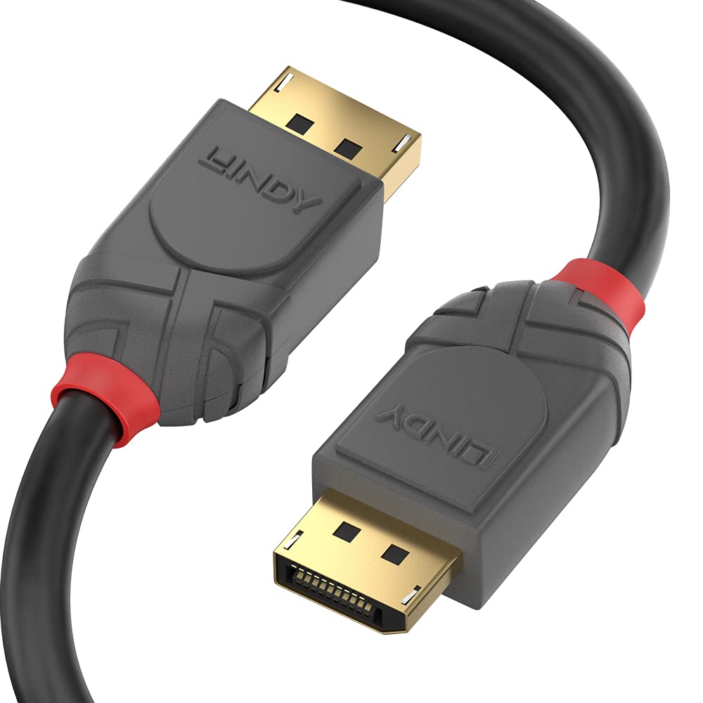 LINDY 36481, Anthra Line,1m DisplayPort 1.4 Cable