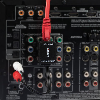 LINDY-USA Stereo Audio Extender, Cat. 5/6 100m