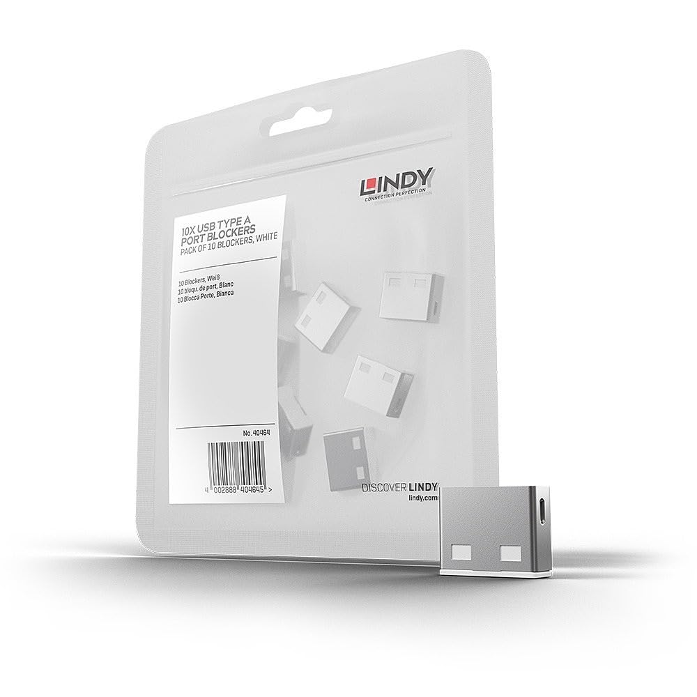 LINDY USB Port Blocker (without key) - Pack of 10 Colour Code: