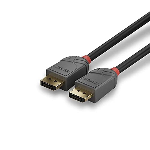 Lindy 5m DisplayPort 1.2 Cable, Anthra Line
