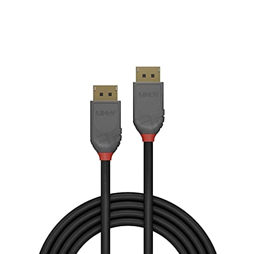 Lindy 5m DisplayPort 1.2 Cable, Anthra Line