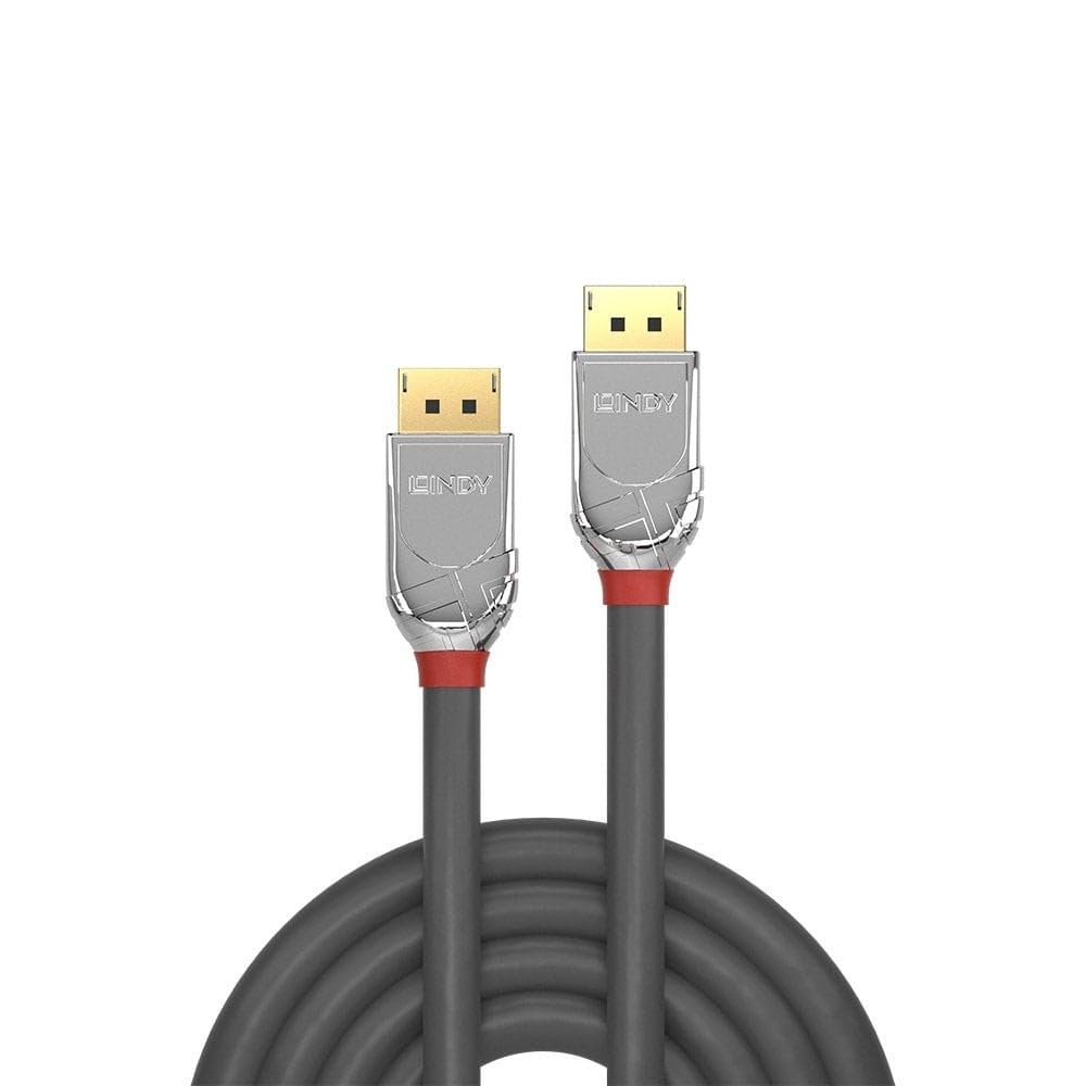 LINDY 2m DisplayPort 1.4 Cable, Cromo Line