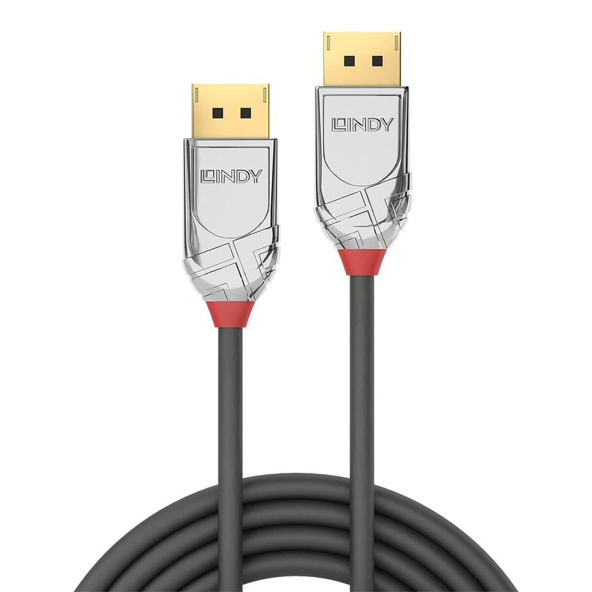 LINDY 2m DisplayPort 1.4 Cable, Cromo Line