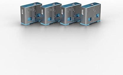 LINDY USB Port Blocker - Pack of 4 Colour Code: