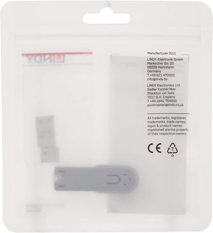 LINDY 40454 USB Type A Port Blocker Key - Pack of 4 Blockers