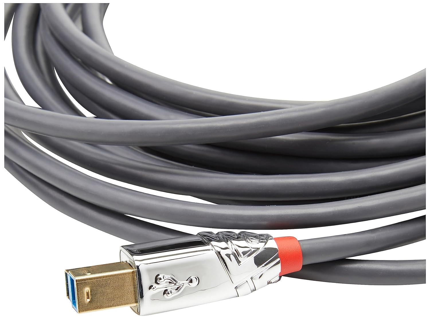 Lindy 5m USB B 3.0 Cable, USB-A Male to USB-B 3.0 Male Type B, Monitor, for External Hard Drive, Scanner, Printer