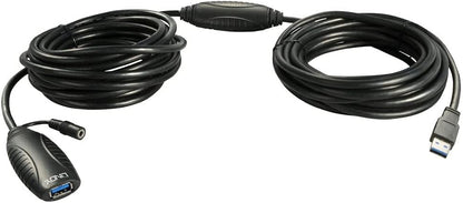 LINDY 43156 10m USB 3.0 Aktivverlängerung, Schwarz