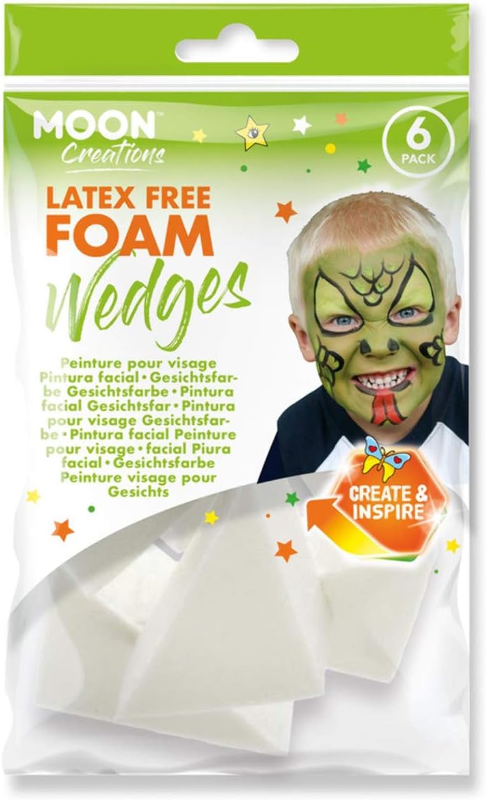 Smiffys Moon Creations Latex Free Foam Wedge,