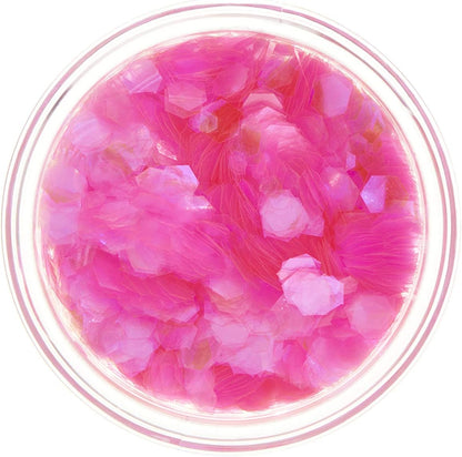Smiffys Moon Glitter Iridescent Chunky Glitter, Pink