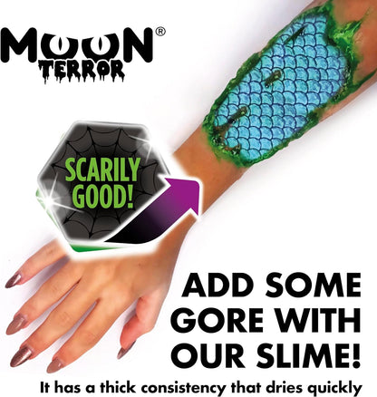Smiffys Moon Terror Green Slime 100ml, Green