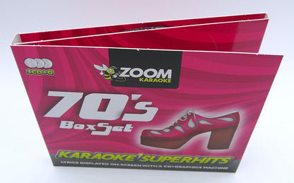 Zoom Karaoke CD+G - 70s Seventies Superhits - Triple CD+G Karaoke Pack