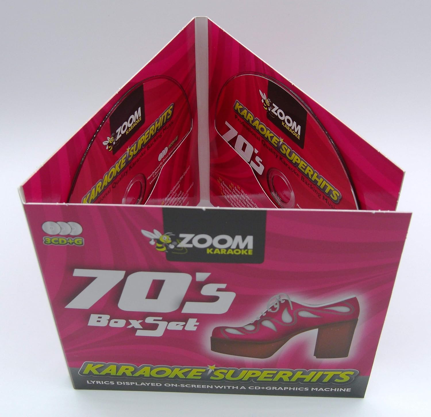 Zoom Karaoke CD+G - 70s Seventies Superhits - Triple CD+G Karaoke Pack