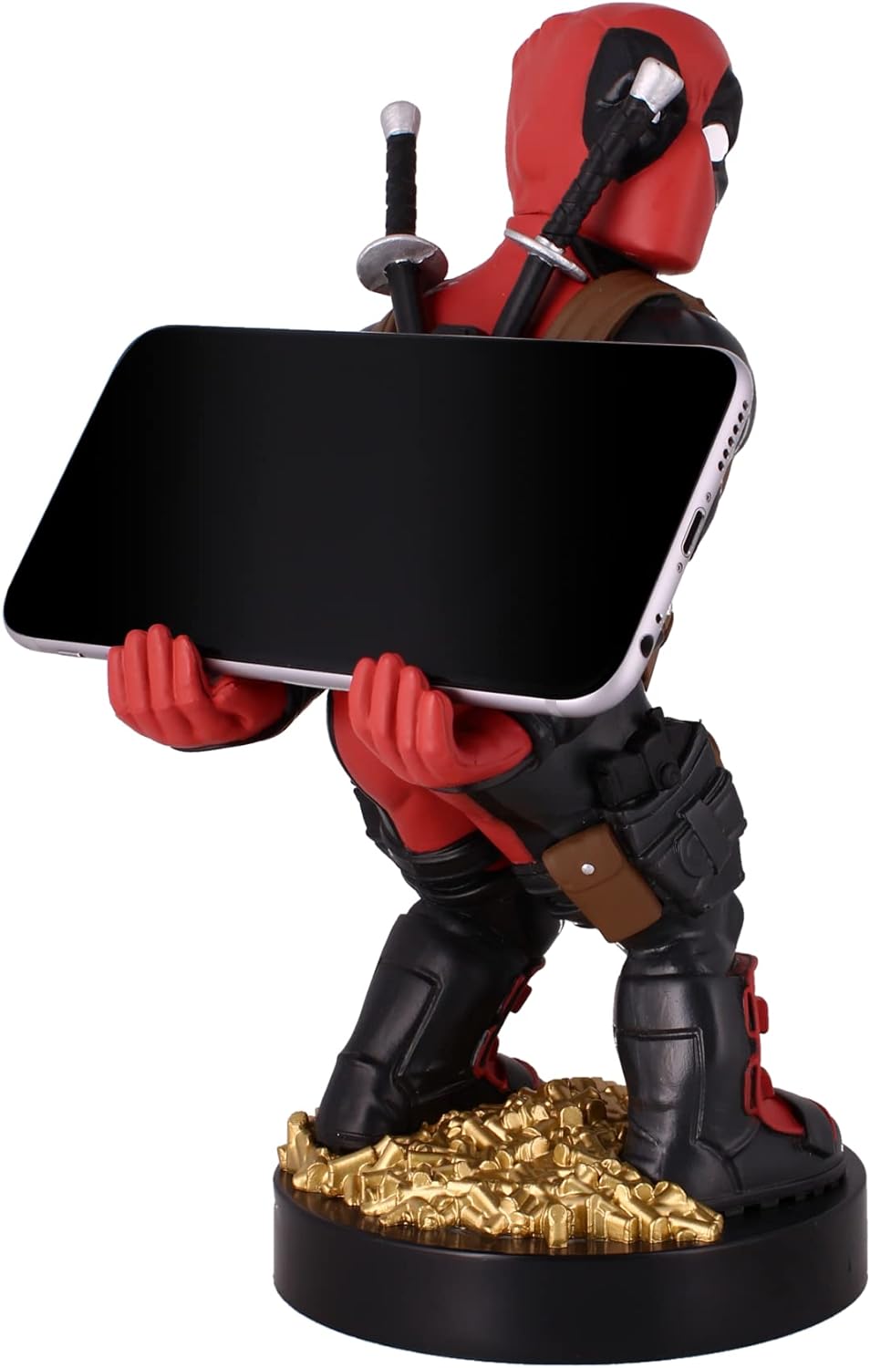 Cable Guys - Rear View Deadpool Marvel Phone Holder & Collectable Desktop Gaming Accessories Holder - Stable Phone Stand for holding Phones/iPhone/Samsung and Most Controllers