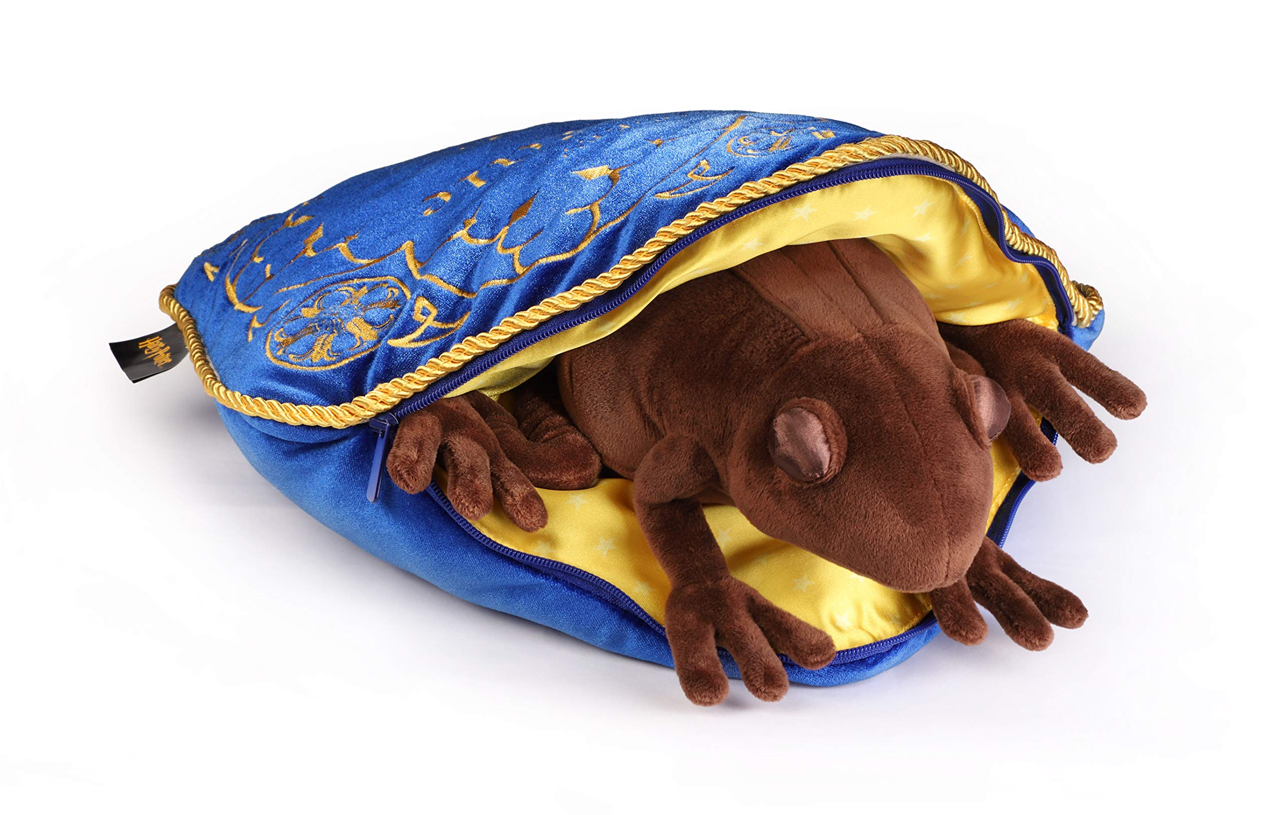 The Noble Collection Chocolate Frog Plush & Pillow Officially Licensed 14in (36cm) Harry Potter Toy Dolls Chocolate Frog Plush - Embroidered Pillow - For Kids & Adults