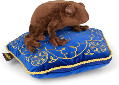 The Noble Collection Chocolate Frog Plush & Pillow Officially Licensed 14in (36cm) Harry Potter Toy Dolls Chocolate Frog Plush - Embroidered Pillow - For Kids & Adults