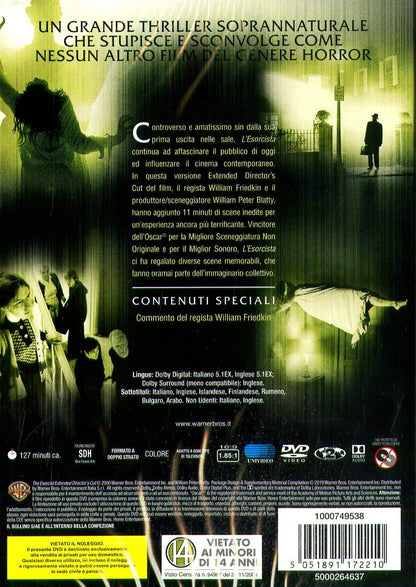 L'Esorcista, Versione Integrale - WARNER BROS. HORROR MANIACS